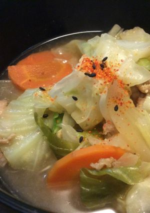 キャベツの豚汁-レシピのメイン写真
