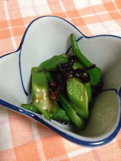 即席☆おくら梅昆布-レシピのメイン写真