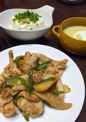 鶏胸肉のチンジャオロース風♪-レシピのメイン写真