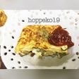 グリンピースとプロセスチーズの卵焼き