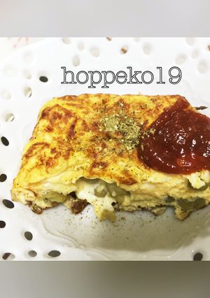 グリンピースとプロセスチーズの卵焼き-レシピのメイン写真