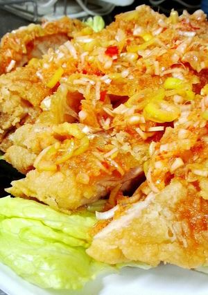 食欲そそるよ！油淋鶏（ユーリンチー）-レシピのメイン写真