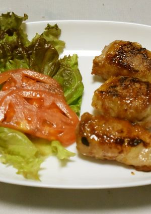 肉巻き豆腐(こってりバーベキューソース）-レシピのメイン写真