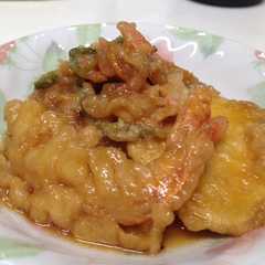รูปของ お弁当にも☆余った天ぷらで簡単天丼