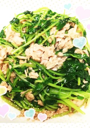 3分で!外れなし幸せ旨味のツナぽん豆苗♪-レシピのメイン写真