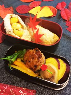 紅葉狩りのお供に!!秋の行楽弁当★-レシピのメイン写真