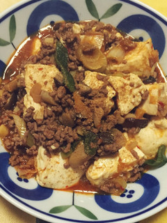 献立いろいろ味噌活用きのこ入り麻婆豆腐-レシピのメイン写真