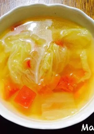 白菜とトマトのコンソメスープ-レシピのメイン写真