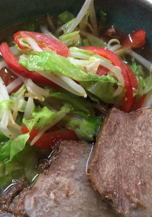 秋だ！[ダイエット]蒟蒻ラーメン-レシピのメイン写真