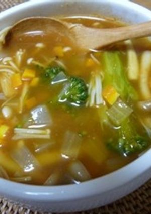具沢山ベジタブルファースト・スープ♪-レシピのメイン写真
