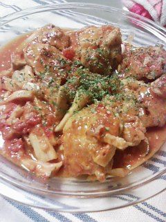 鶏肉&きのこのトマト煮-レシピのメイン写真