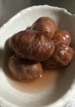 栗渋皮煮-レシピのメイン写真