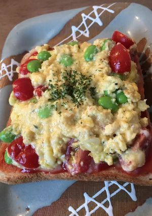 オムレツ風トースト-レシピのメイン写真