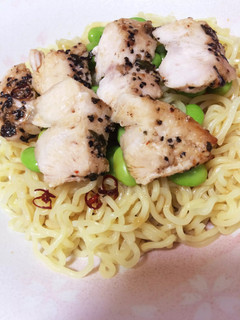 ささみグリルのラーメンサラダ-レシピのメイン写真
