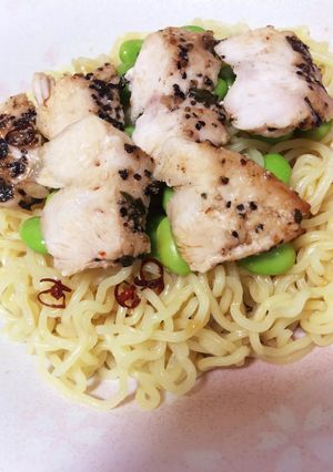 ささみグリルのラーメンサラダ-レシピのメイン写真