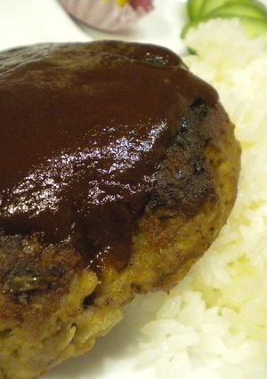 こうや豆腐（粉）で栄養アップなハンバーグ-レシピのメイン写真