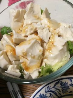 ちょー簡単豆腐サラダ-レシピのメイン写真