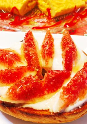 ギリシャヨーグルト&イチジク 朝ごはん-レシピのメイン写真