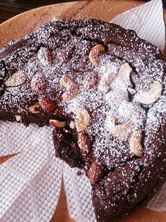 小麦粉不使用 濃厚チョコレートケーキ-レシピのメイン写真