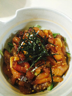 俺の鰤のユッケ丼~応用可能な万能だれ~-レシピのメイン写真