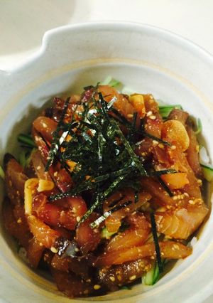 俺の鰤のユッケ丼~応用可能な万能だれ~-レシピのメイン写真