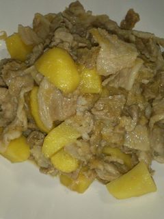 豚肉とじゃがいものおろしポン酢炒め☆-レシピのメイン写真