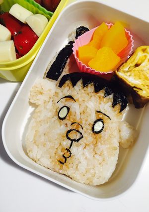 簡単！キャラ弁！ドラえもんのジャイアン★-レシピのメイン写真