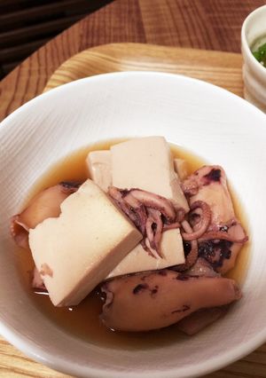 ヒイカと豆腐の煮物-レシピのメイン写真