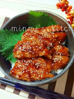 秋刀魚の蒲焼き丼♡-レシピのメイン写真