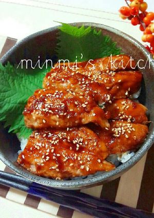 秋刀魚の蒲焼き丼♡-レシピのメイン写真