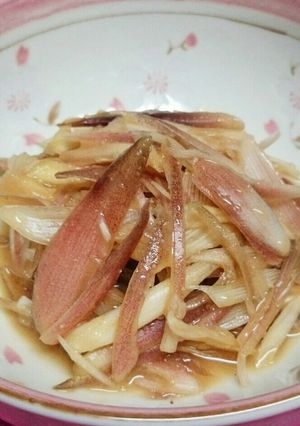 ミョウガの酢味噌和え-レシピのメイン写真