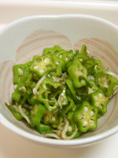 生ままが美味しいんです!!オクラの酢の物-レシピのメイン写真