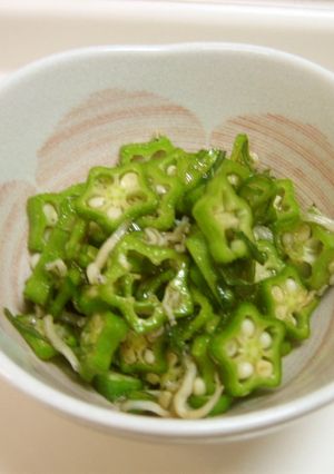 生ままが美味しいんです!!オクラの酢の物-レシピのメイン写真