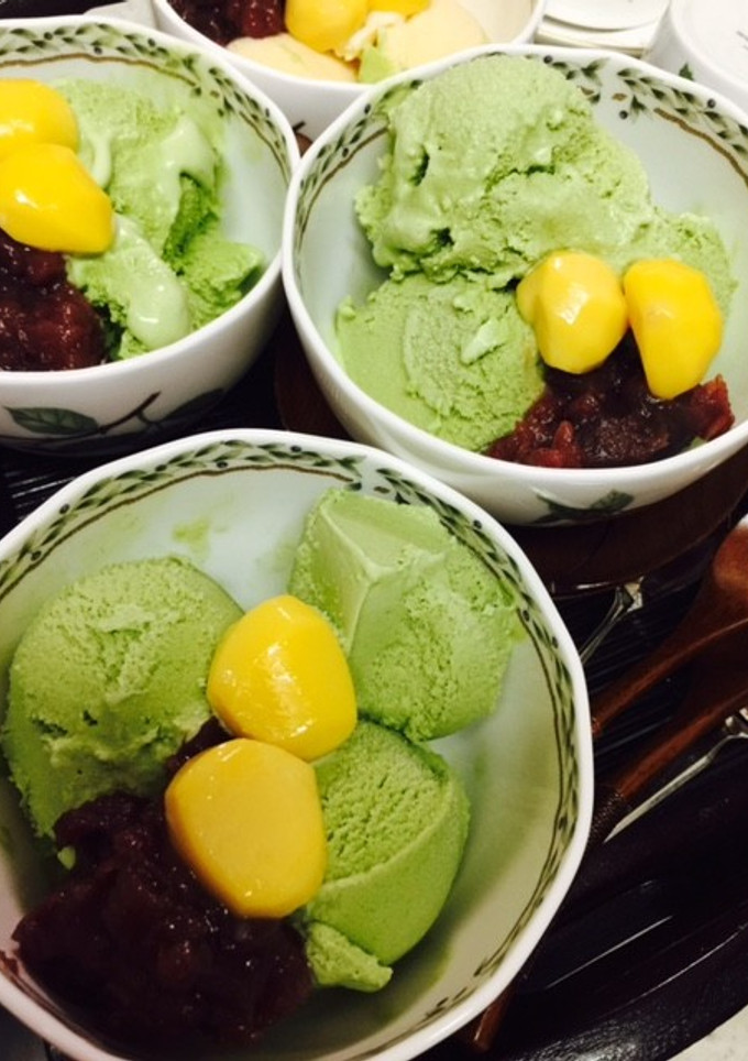 栗と抹茶あずきのパフェ♡-レシピのメイン写真