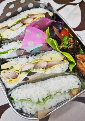 旭松小さなこうやDeおにぎらず-レシピのメイン写真