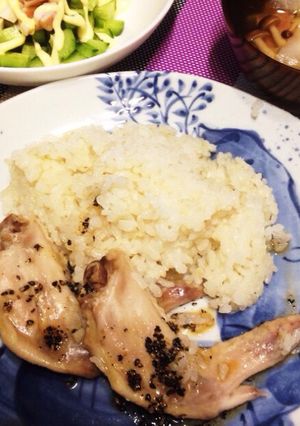簡単！シンガポールチキンライス-レシピのメイン写真