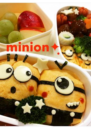 ミニオン弁当-レシピのメイン写真
