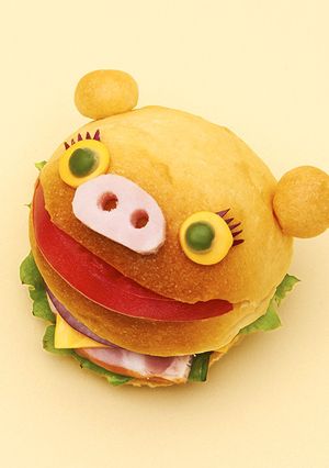 HBでブタのちぎりパン・サンドイッチ-レシピのメイン写真