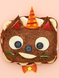 HBでクロネコのチョコバナナサンドイッチ-レシピのメイン写真