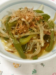 ピーマンともやしの煮浸し-レシピのメイン写真