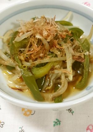 ピーマンともやしの煮浸し-レシピのメイン写真