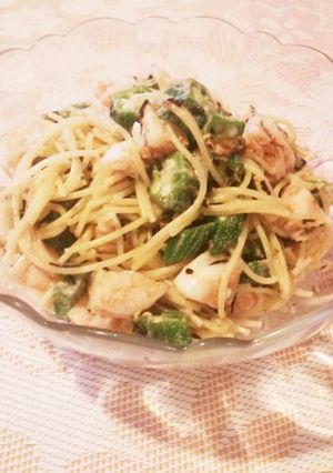 ☆オクラとエビのワンポットパスタサラダ☆-レシピのメイン写真
