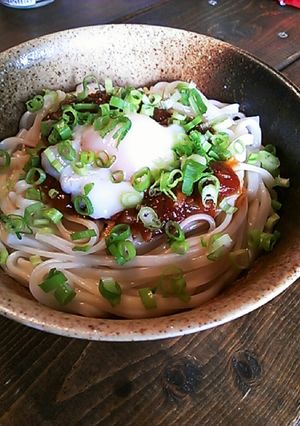 麻婆ジュレで、麻婆釜あげうどん。-レシピのメイン写真