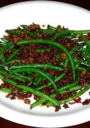 四季豆炒肉末｜インゲンと挽肉の唐辛子炒め-レシピのメイン写真