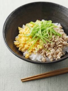 三色そぼろ丼-レシピのメイン写真