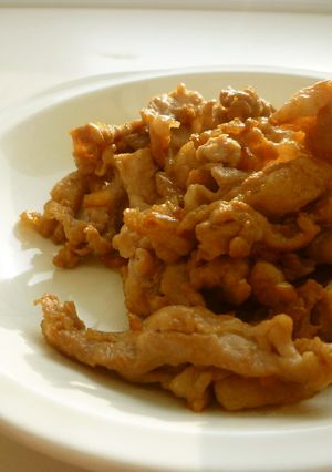 簡単で材料少しの豚肉ニンニク醤油焼き-レシピのメイン写真
