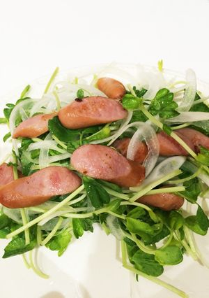 簡単！あっさり豆苗サラダ-レシピのメイン写真