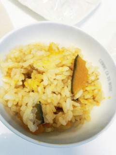 たっぷりカボチャで♡簡単炊き込みご飯-レシピのメイン写真
