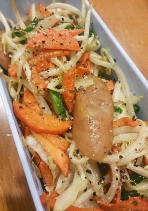 アクティフライで♪ウィンナーと野菜炒め-レシピのメイン写真
