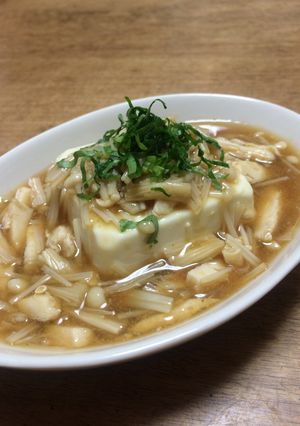 豆腐のキノコあんかけ-レシピのメイン写真